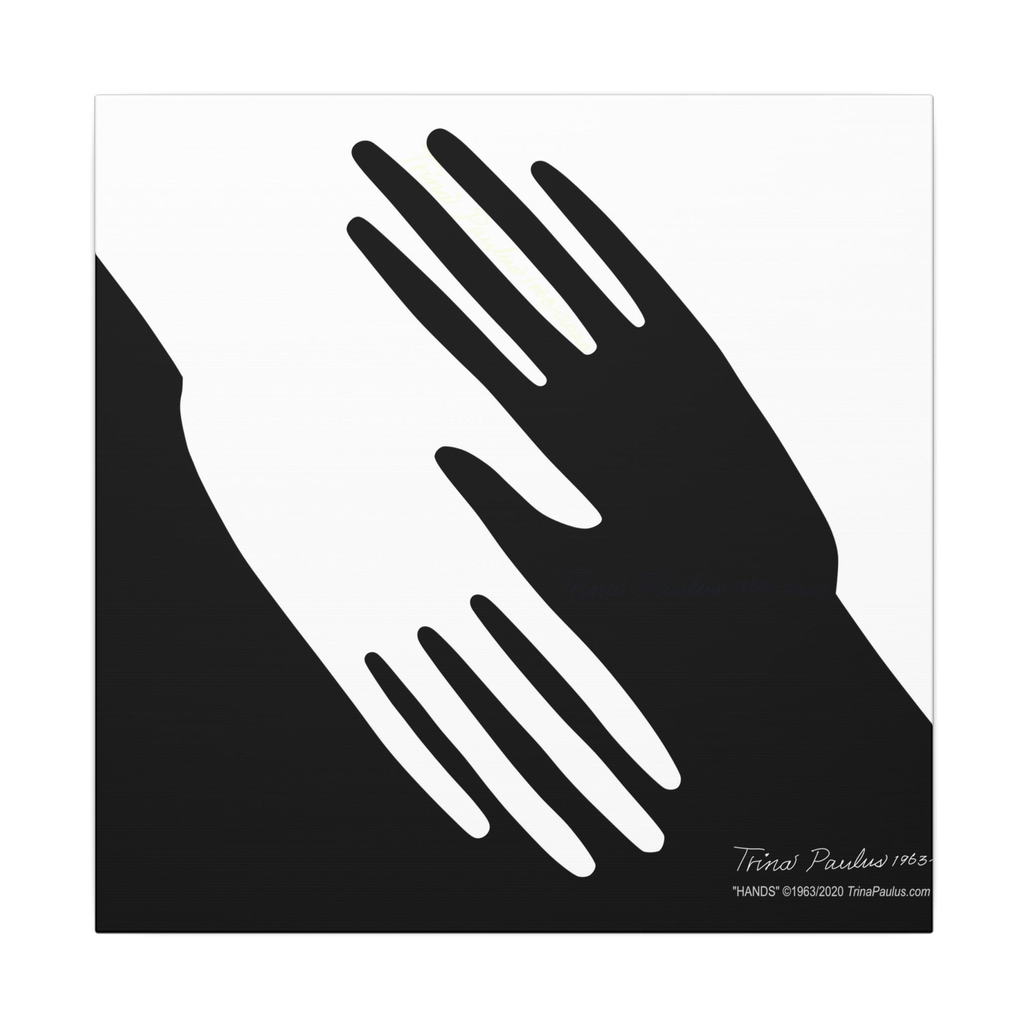 Hands Canvas | Trina Paulus Civil Rights Poster | Unity Art | Eco-Friendly Wall Art