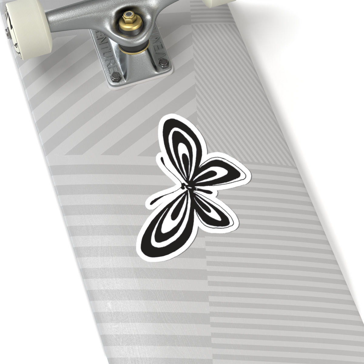 Stripe as a Butterfly Kiss-Cut Sticker | "Hope for the Flowers" Decal