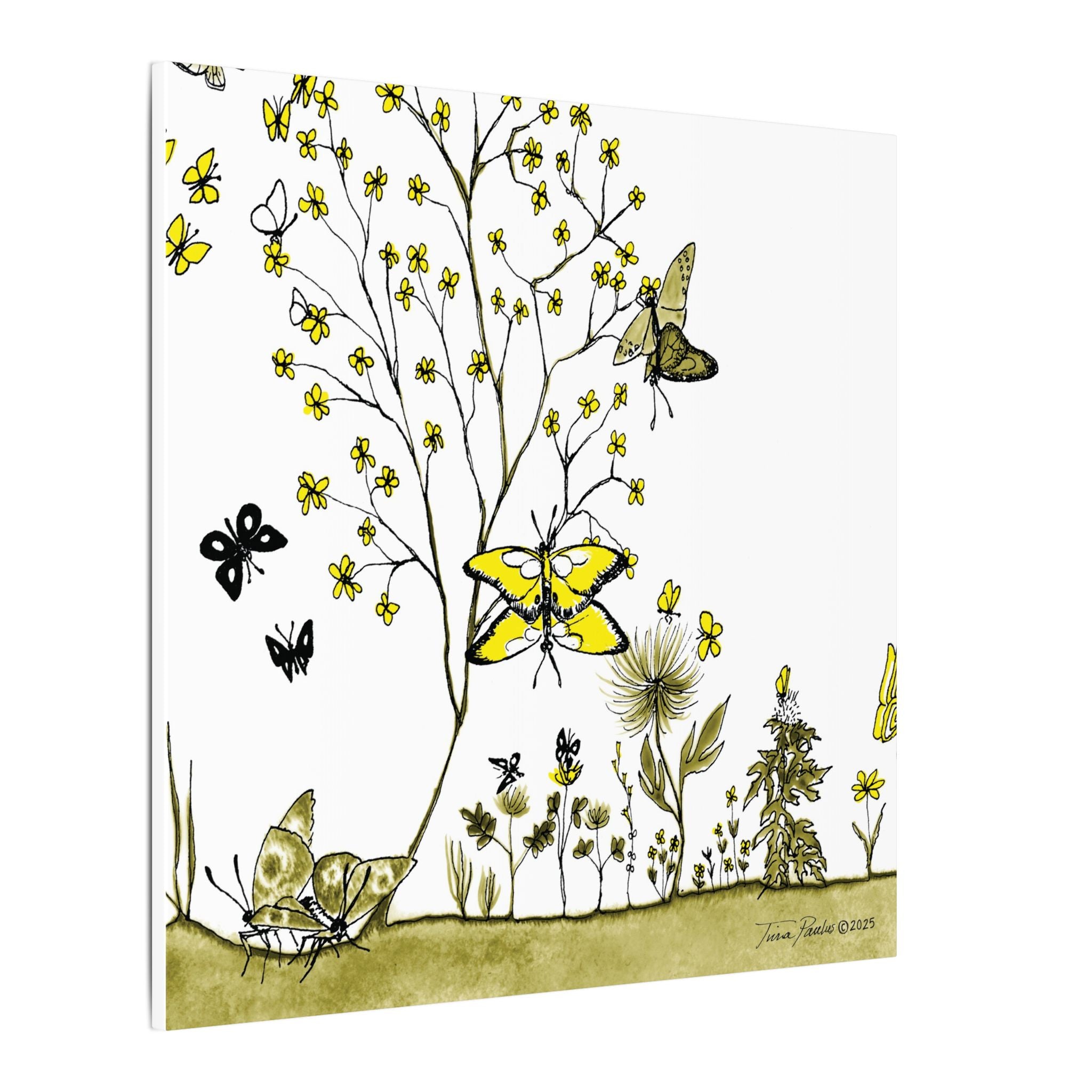 Hope for the Flowers Canvas | Original Book Illustration | Trina Paulus Butterfly Meadow Art | Inspirational Transformation Decor