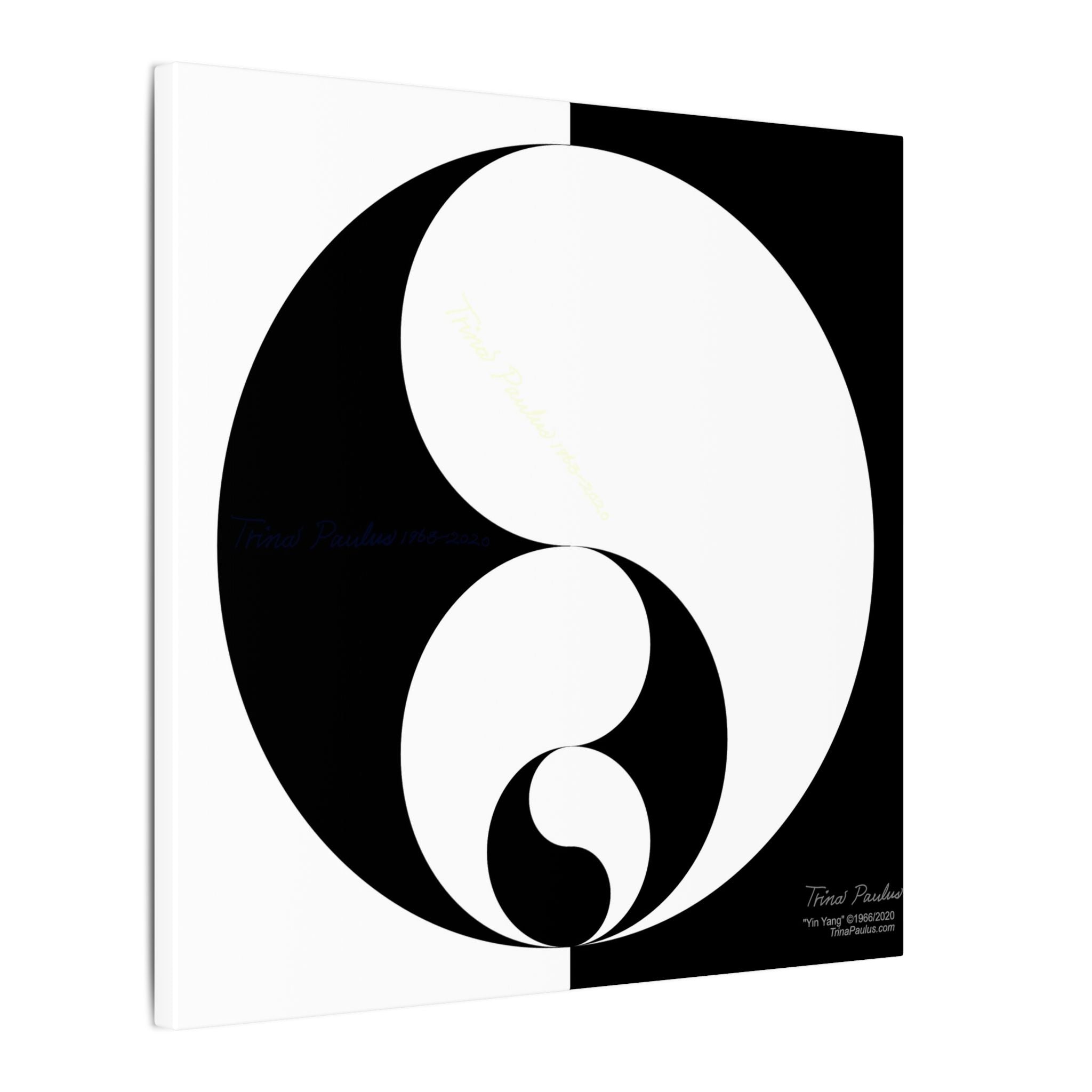 “Yin Yang” Canvas | Trina Paulus Early Work | Interconnectedness Art | Eco-Friendly Wall Art