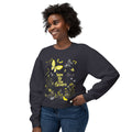 Hope for the Flowers Lightweight Sweatshirt | 100% Ring-Spun Cotton | Relaxed Crewneck | Nature-Inspired Butterfly Design | Sustainable Gift of Hope