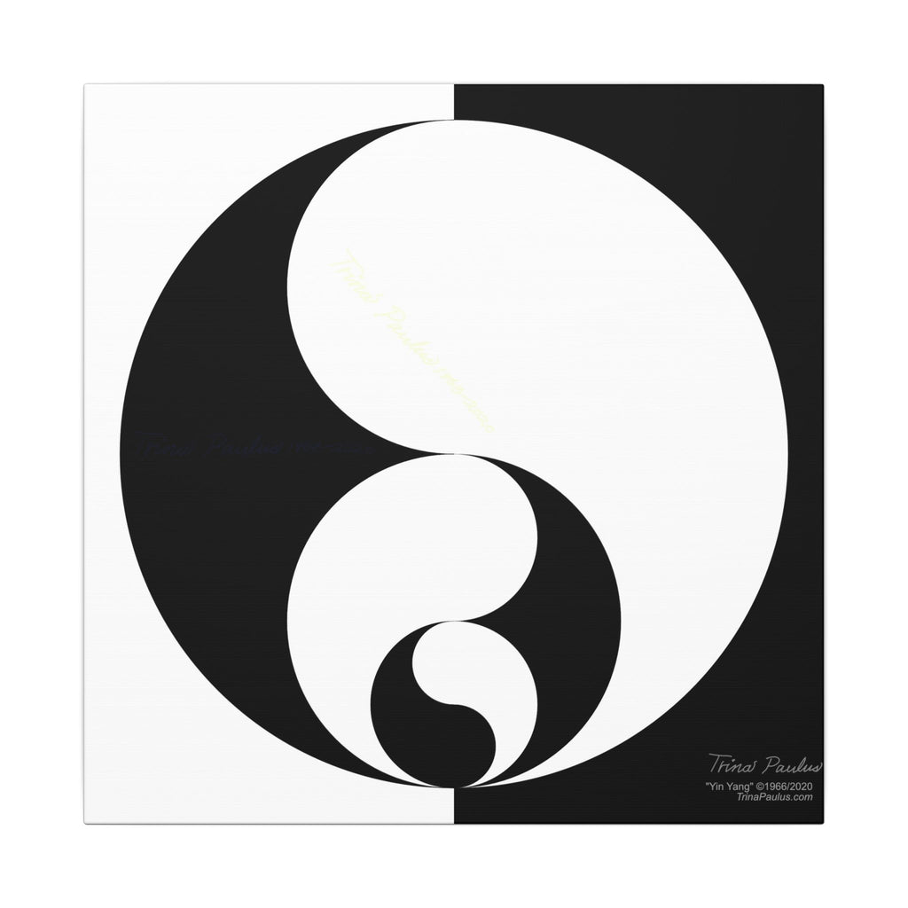 “Yin Yang” Canvas | Trina Paulus Early Work | Interconnectedness Art | Eco-Friendly Wall Art